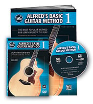 Alfred's Basic Guitar Method, Book 1 Guitar and Fretted sheet music cover Thumbnail